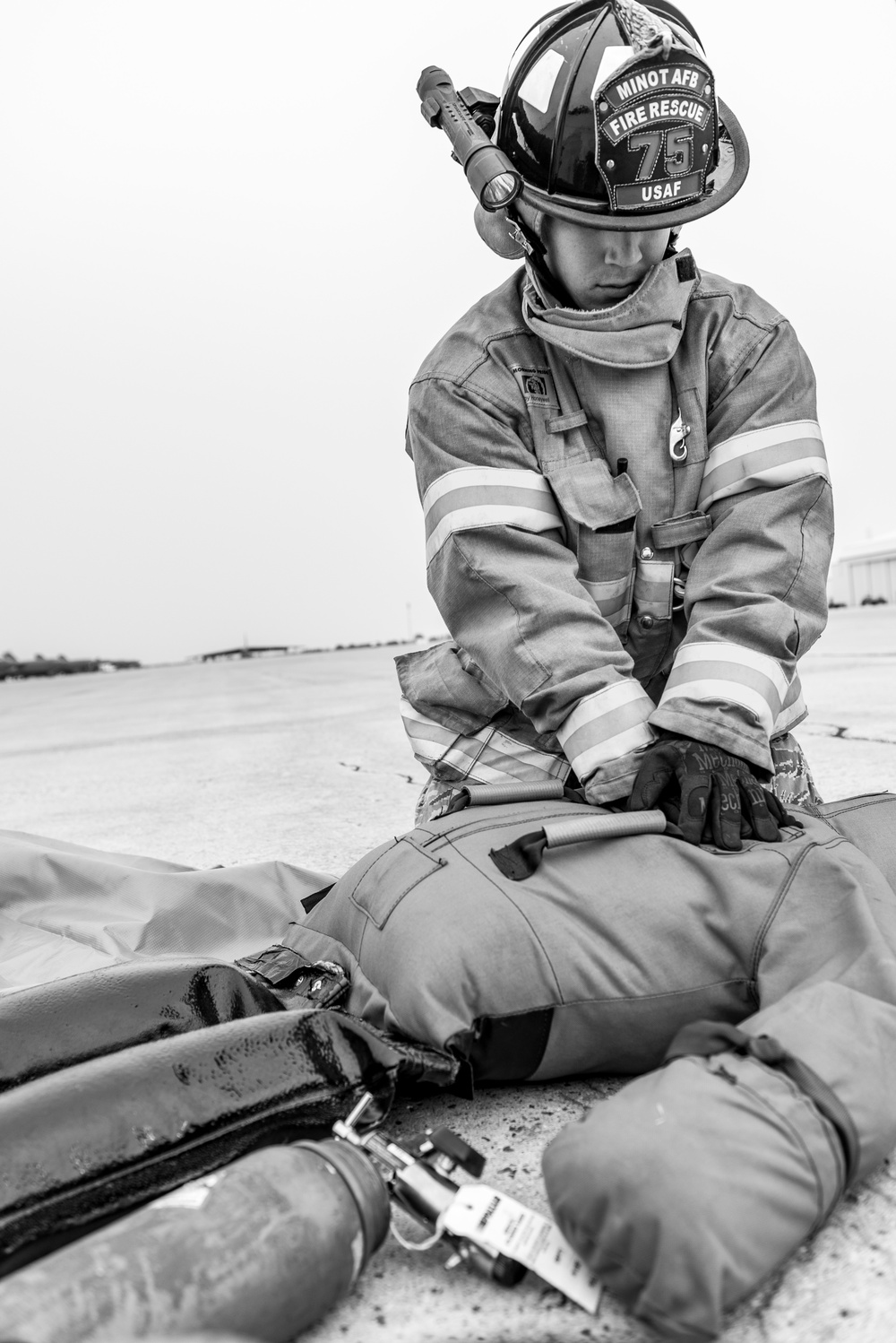 Flightline rescue training