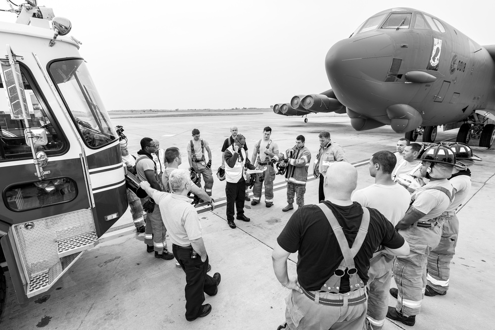 Flightline rescue training