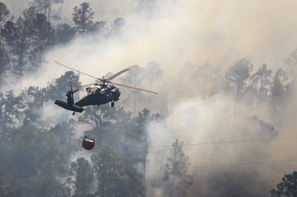 Texas National Guard fights Bastrop wildfire