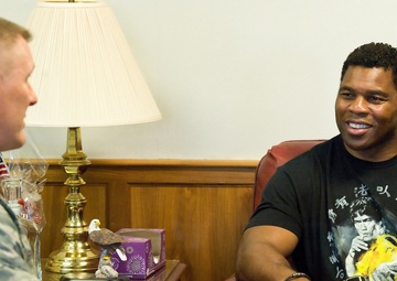 Herschel Walker says it's OK to ask for help