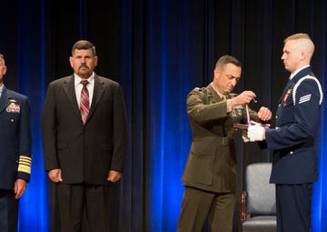 Quantico Injured Military Sportsman Association accepts the Spirit of Hope Award