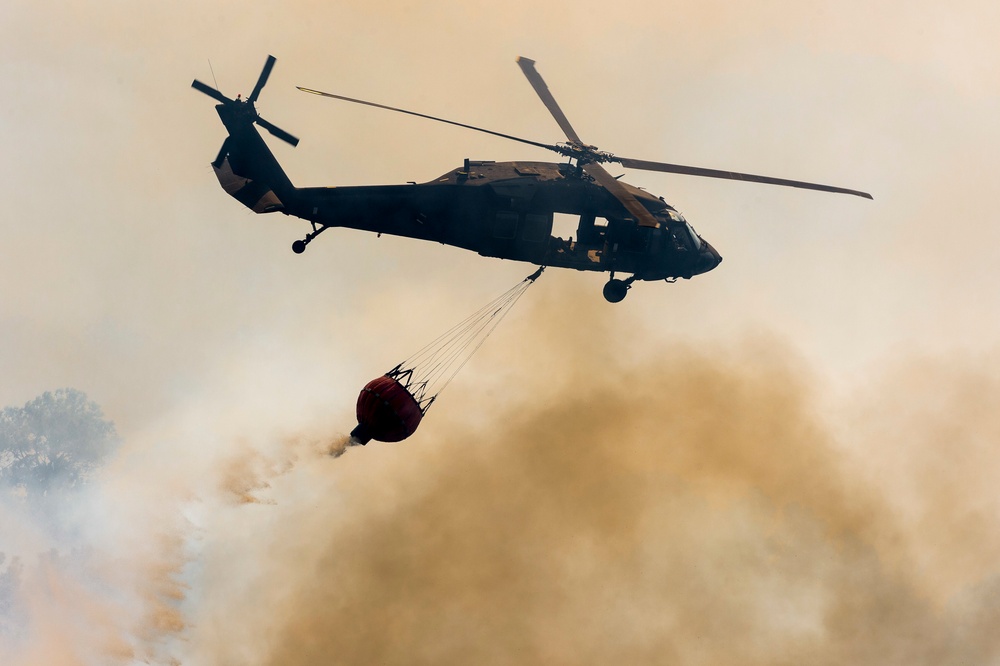 Texas Army National Guard responds to Hidden Pines Wildfire