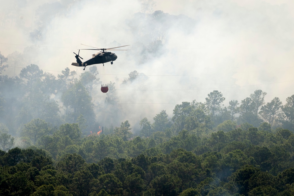 Texas Army National Guard responds to Hidden Pines Wildfire