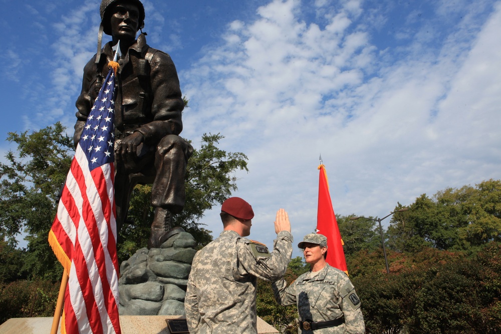 Brig. Gen. Haigler re-enlists her son-in-law