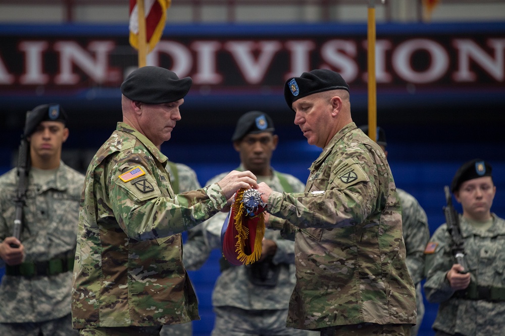 Division cases colors for upcoming deployment