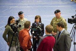 10th Mountain Division Artillery colors fly once more