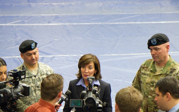 10th Mountain Division Artillery colors fly once more