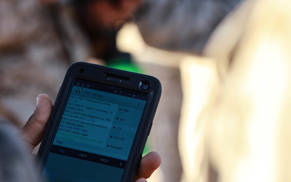 Marines use tablet technology to advance war fighting skills