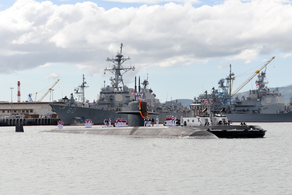 USS Jacksonville returns from deployment