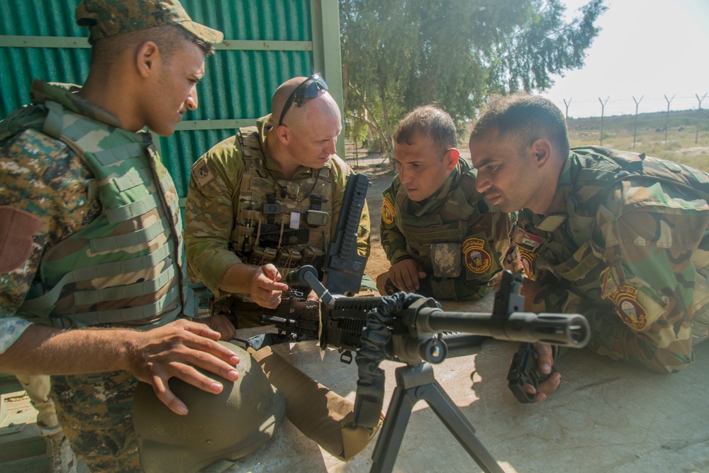 Building Partner Capacity training at Camp Taji, Iraq