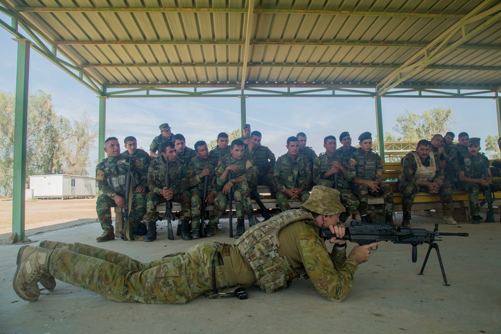 Building Partner Capacity training at Camp Taji, Iraq