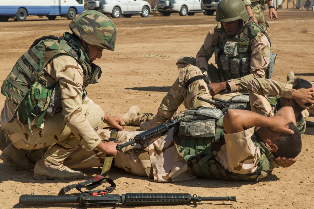 Building Partner Capacity training at Camp Taji, Iraq