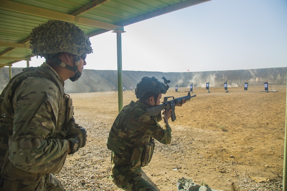 Building Partner Capacity training at Camp Taji, Iraq