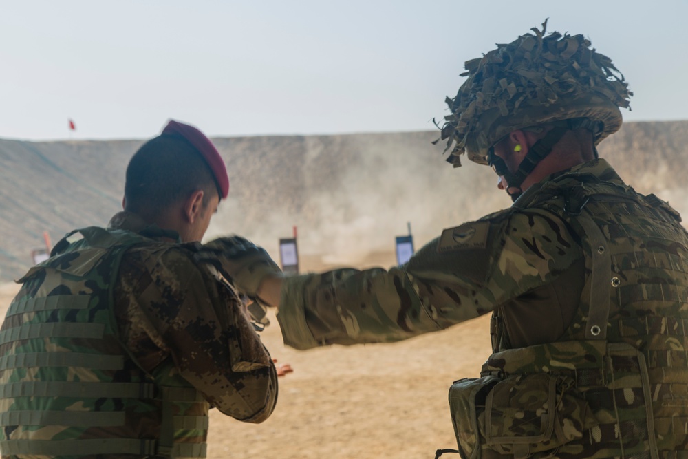 Building Partner Capacity training at Camp Taji, Iraq