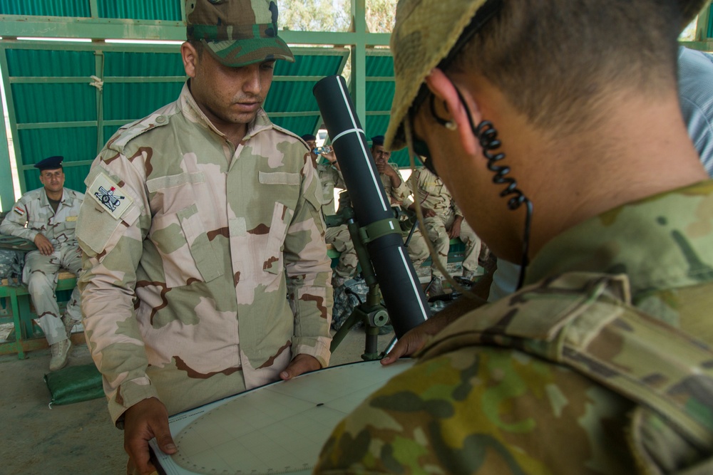 Building Partner Capacity training at Camp Taji, Iraq