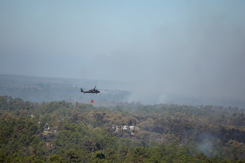 Texas National Guard fights Bastrop wildfire