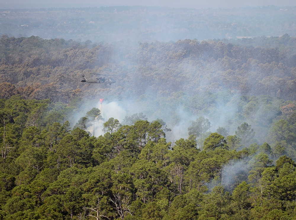 Texas National Guard fights Bastrop wildfire