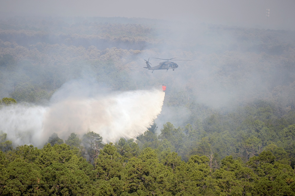 Texas National Guard fights Bastrop wildfire