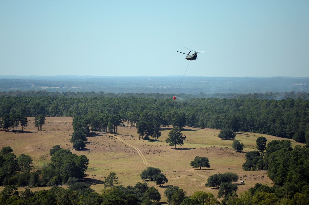 Texas National Guard fights Bastrop wildfire