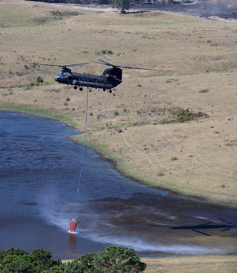 Texas National Guard fights Bastrop wildfire