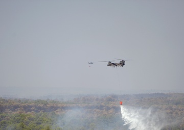 Texas National Guard fights Bastrop wildfire