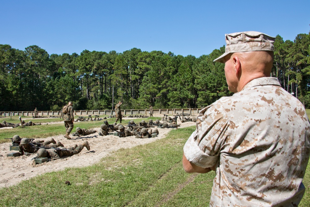 CMC Visits MCRD Parris Island and MCAS Beaufort