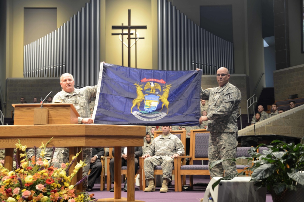 Michigan National Guard 182nd Field Artillery departs for United Arab Emirates