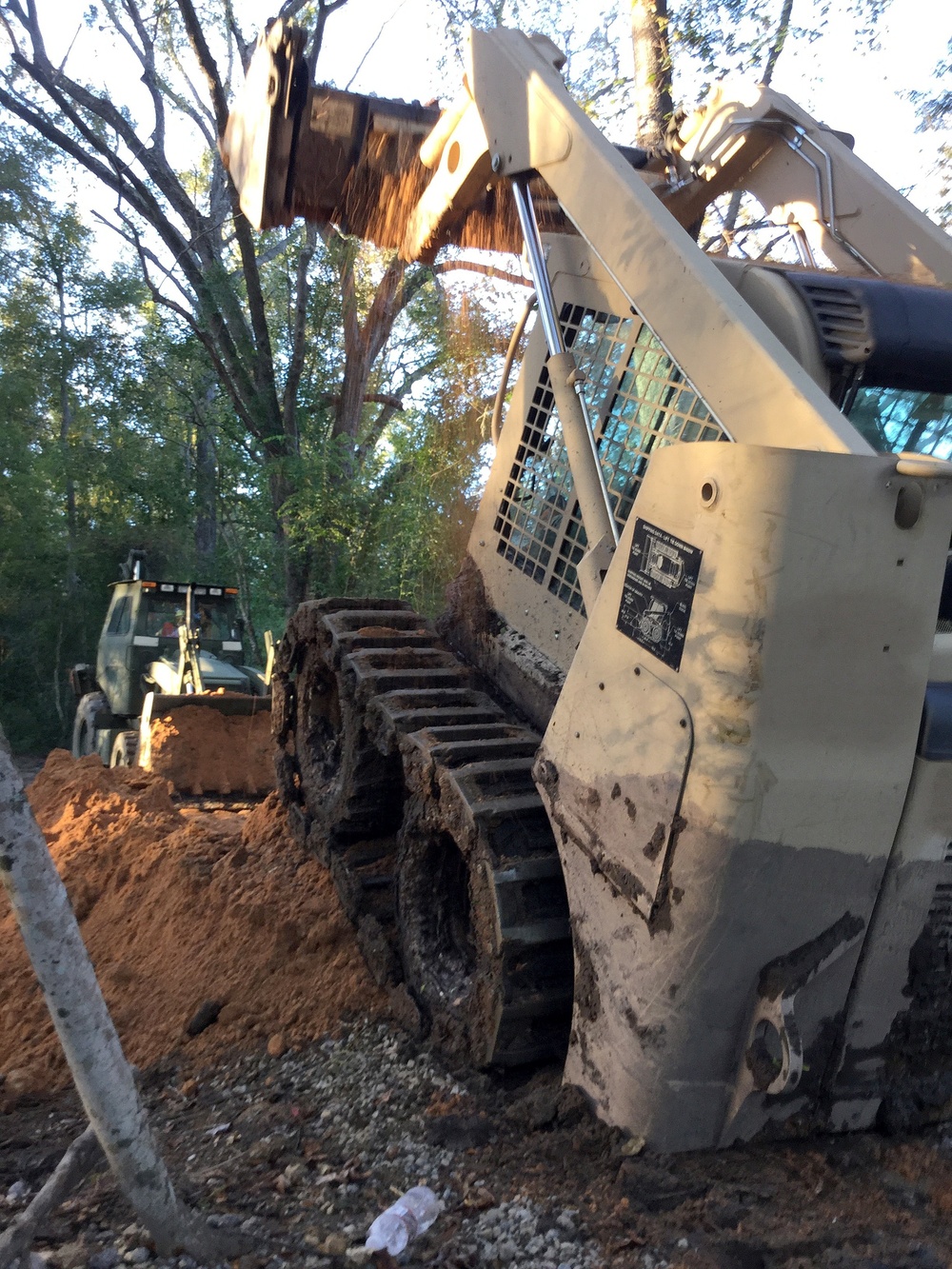 NC Guard’s 878th and 875th Engineer Company flood relief mission in Hemingway, SC
