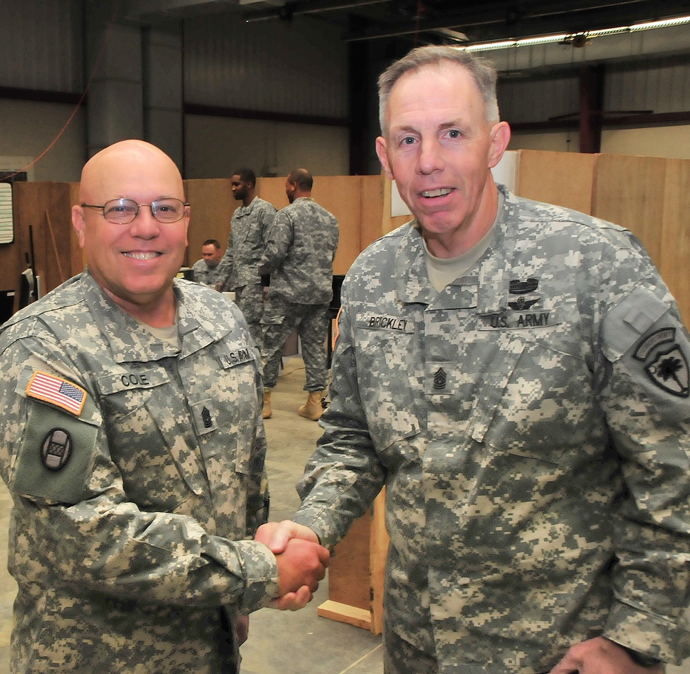 Guard leaders visit NC Guard Soldiers deployed to support SC Flood Relief Missions