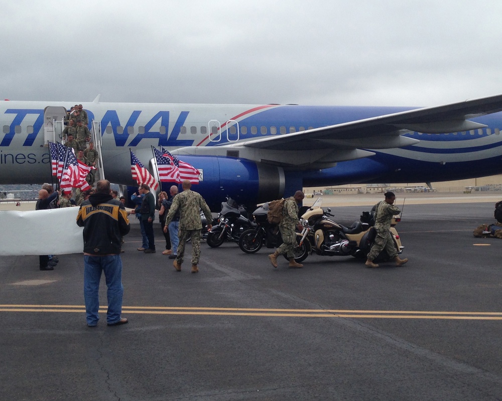 Coastal Riverine Squadron One homecoming