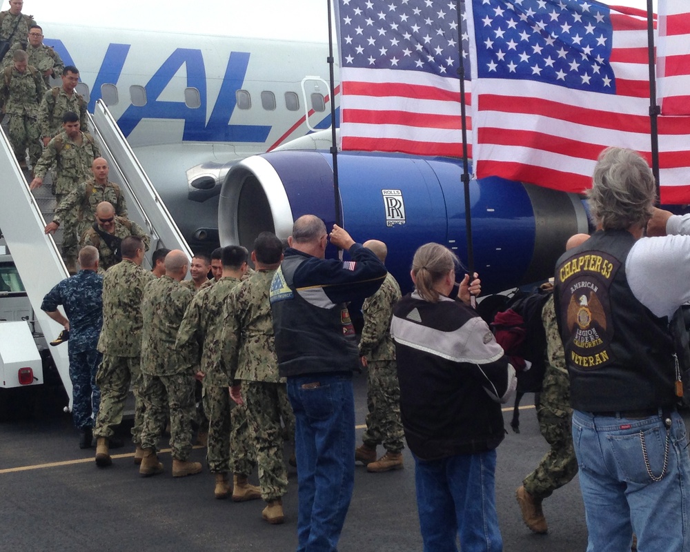 Coastal Riverine Squadron One homecoming