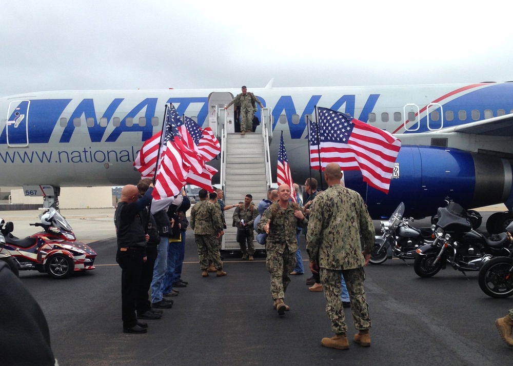 Coastal Riverine Squadron One homecoming