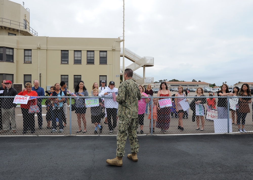 Coastal Riverine Squadron One homecoming