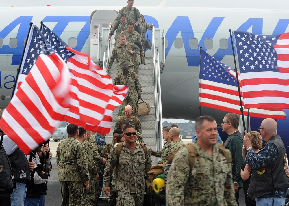 Coastal Riverine Squadron One homecoming