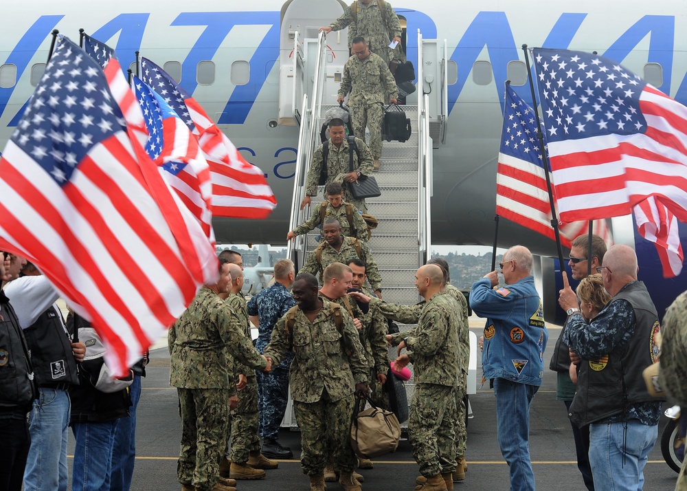 Coastal Riverine Squadron One homecoming