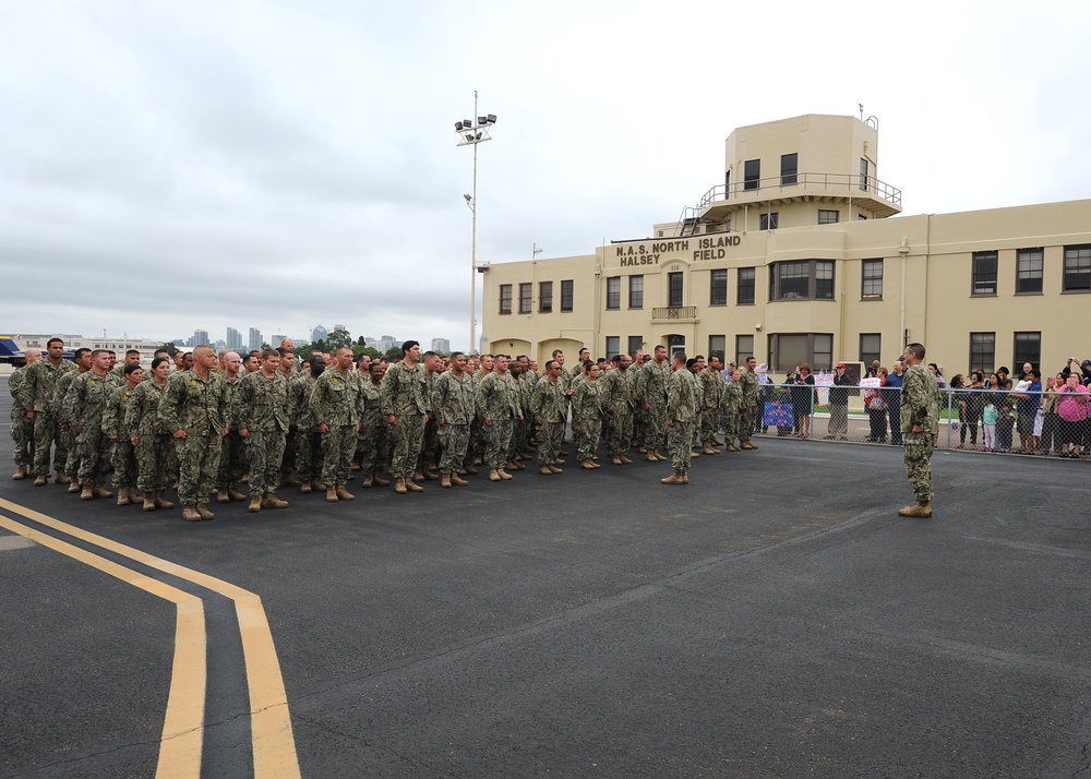 Coastal Riverine Squadron One homecoming