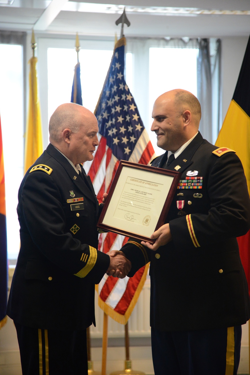 Retirement ceremony Lt. Col. John C. Bivona