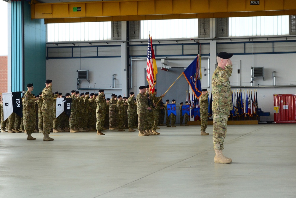 2nd Battalion, 159th Aviation Regiment reflagging ceremony