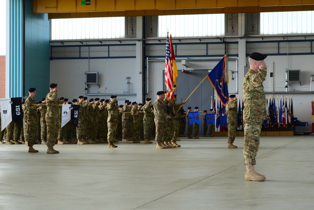 2nd Battalion, 159th Aviation Regiment reflagging ceremony