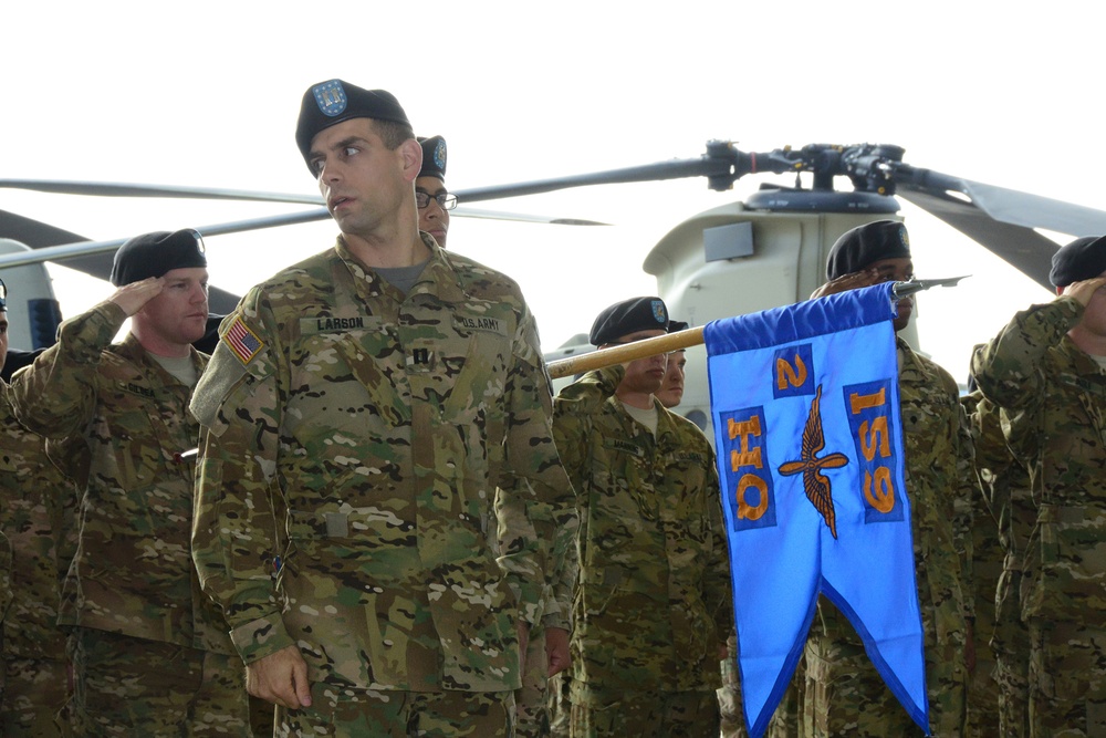 2nd Battalion, 159th Aviation Regiment Reflagging Ceremony