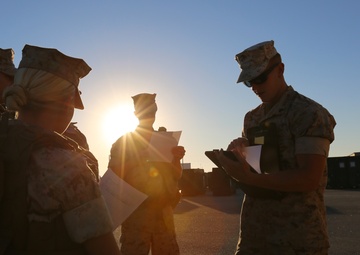 Marines take on roads in Humvee course