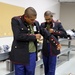 Recruits of Delta Company attend their first uniform fitting