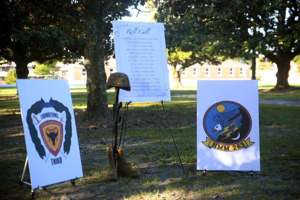 In Loving Memory: Marines remember those lost Oct. 15, 1985