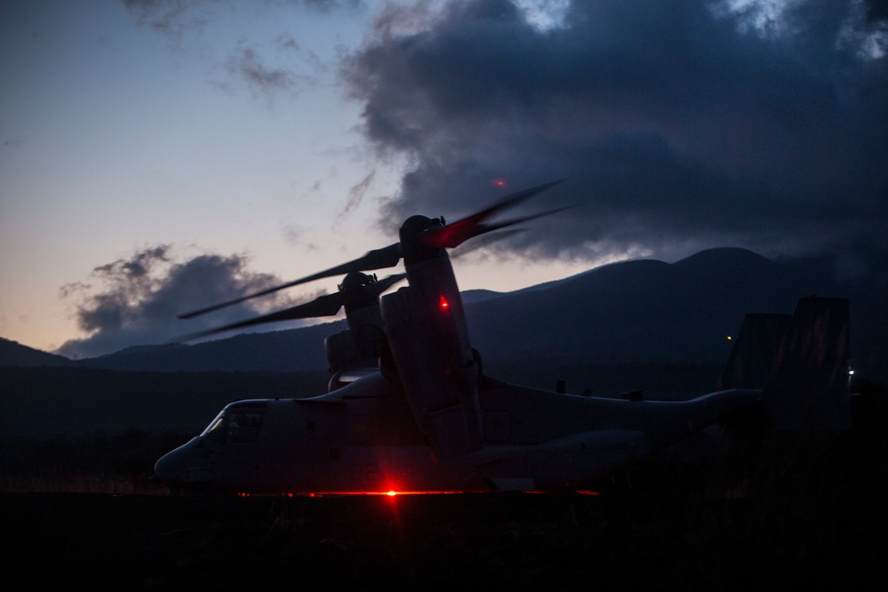 Osprey takes to the skies of Fuji