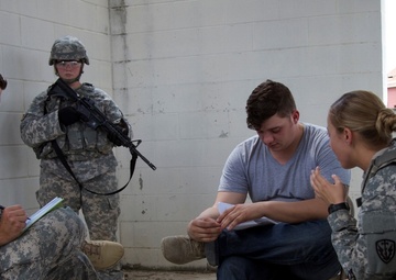 Practicing their skills