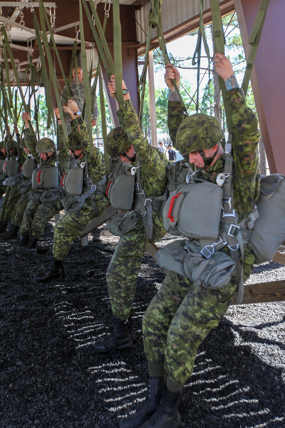 Canadian Paratroopers arrive on Fort Bragg for Combined Joint Operational Access Exercise 16.1