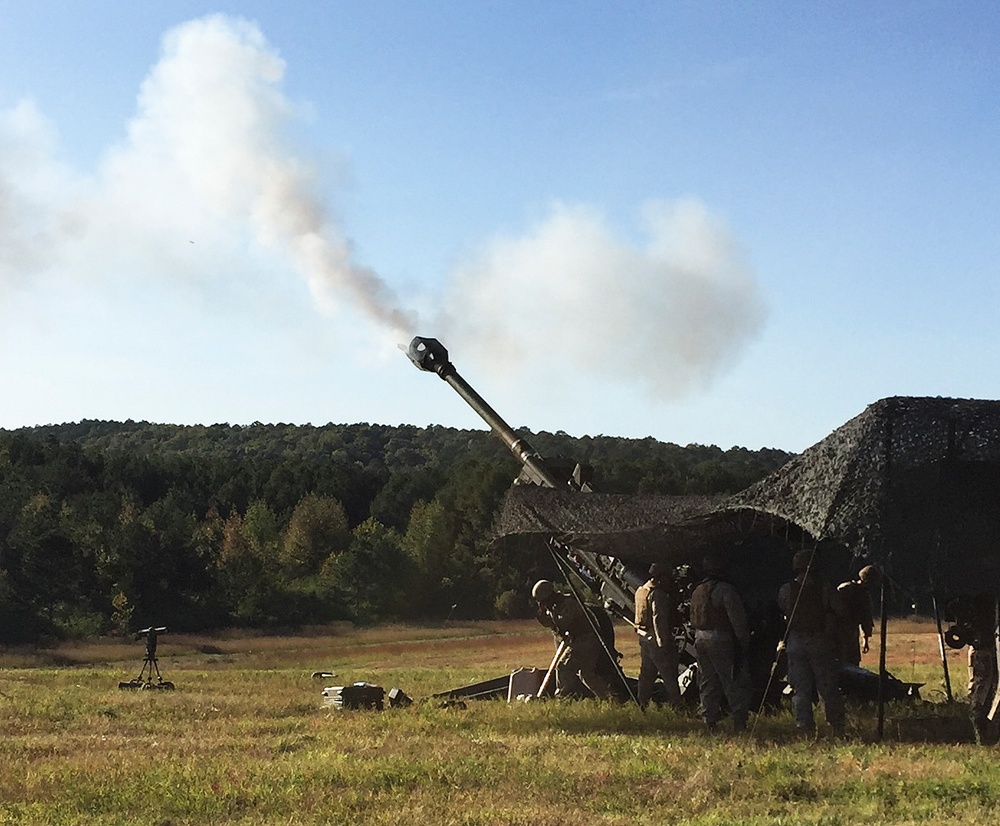 Mike Battery trains at Pelham Range