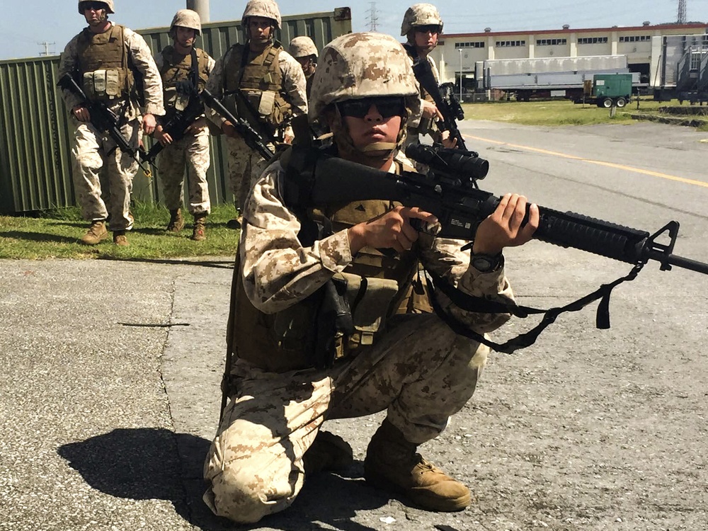 SAF Marines reinforce military police