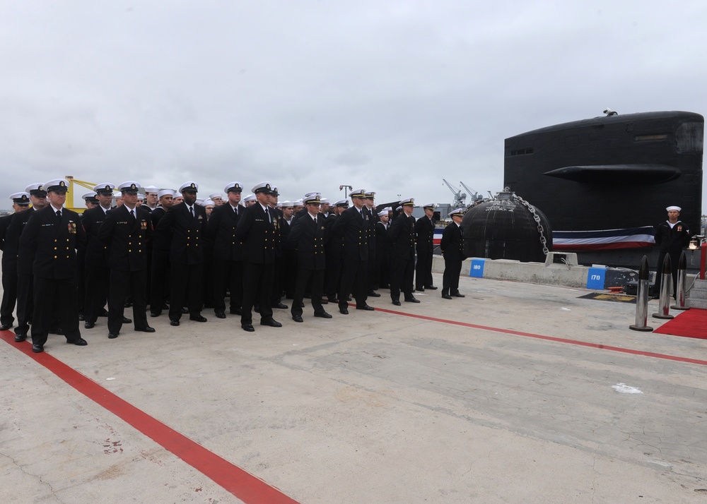 USS Albuquerque inactivation ceremony