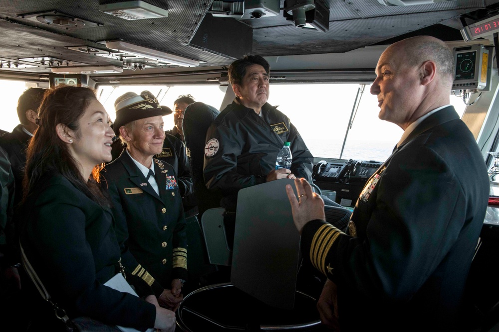 USS Ronald Reagan action